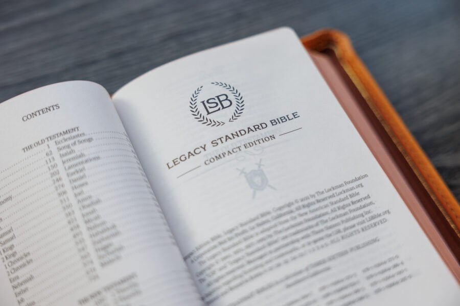 LSB Compact Bible Fossil PatNat Goatskin Cover⠀ - Image 2
