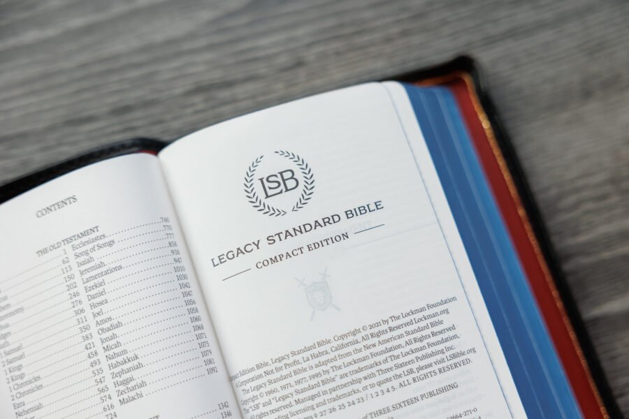 LSB Compact Bible Black Goatskin Cover - Image 12